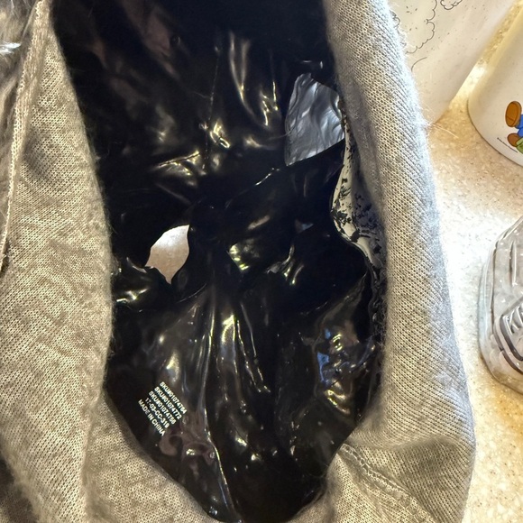 Gray Werewolf Halloween Mask Wolfdog, snarling Faux Fur Big Teeth Costume Dog - Picture 8 of 10